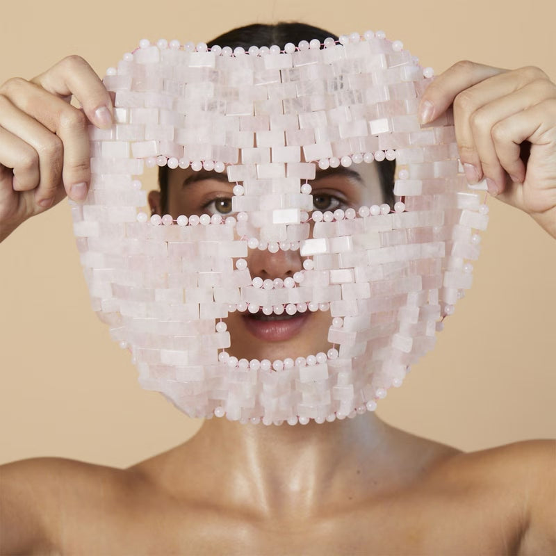 Rose Quartz Crystal Face Mask - Skin Gym