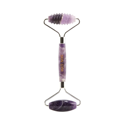 Amethyst 2D Texturized and Smooth Facial Roller - Skin Gym
