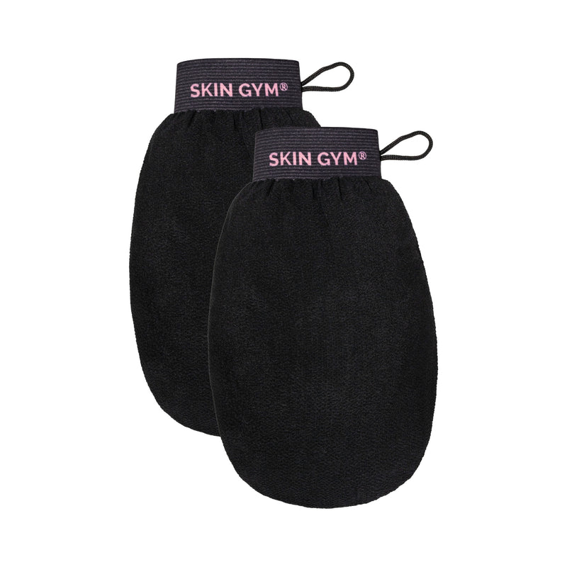 Exfoliating Body Mitt Pair (2Pack) - Skin Gym