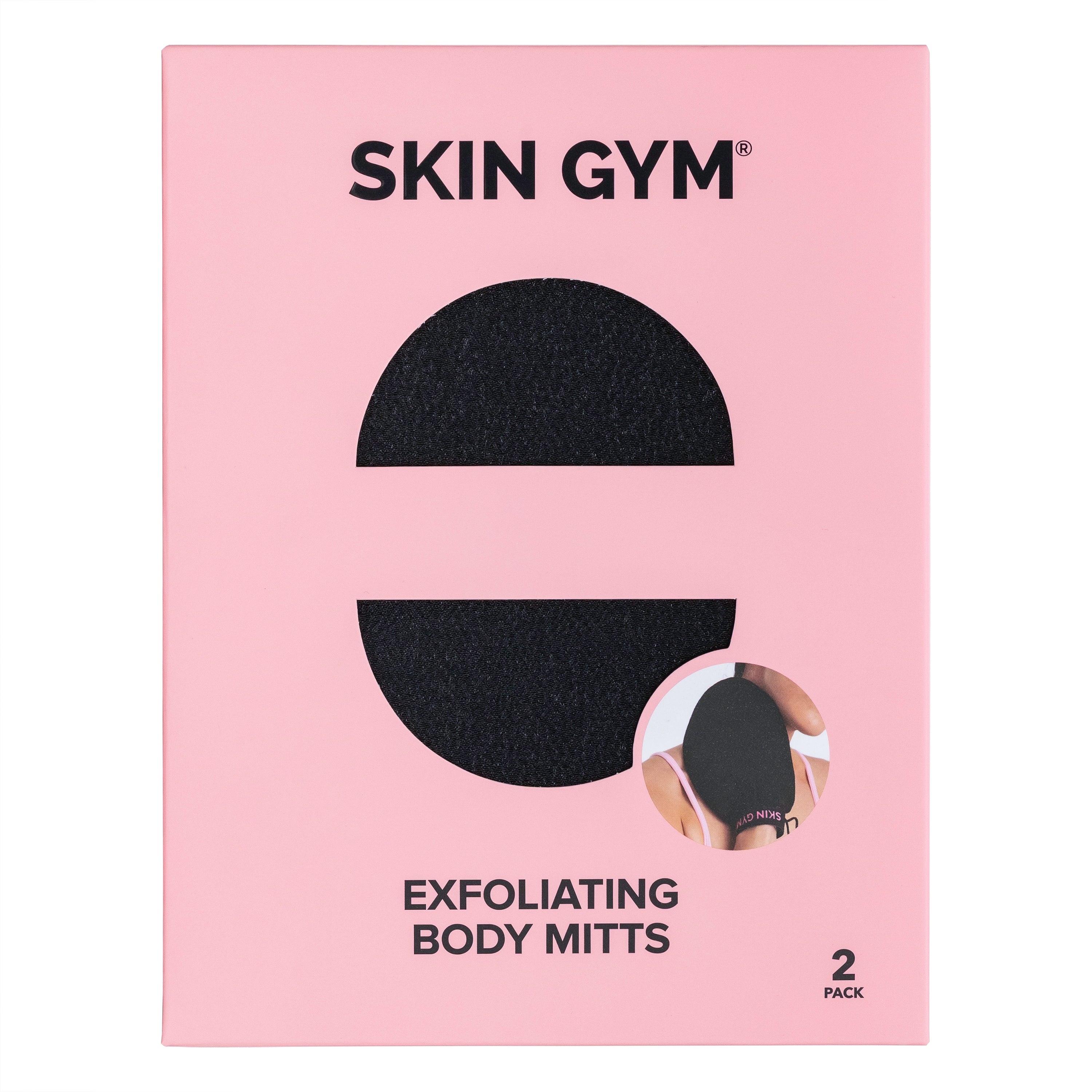 Exfoliating Body Mitt Pair (2Pack)