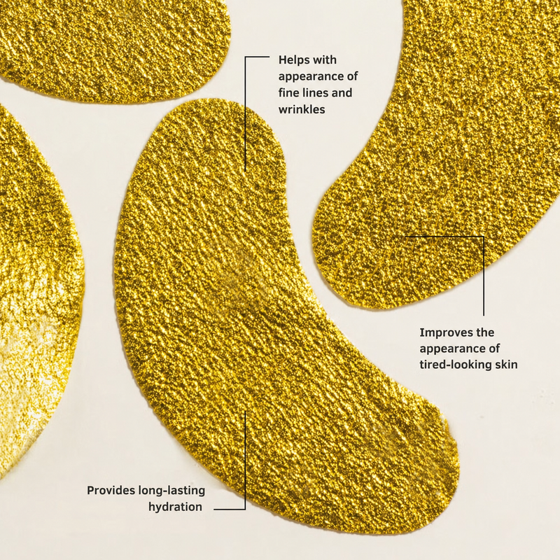 Gold Foil Eye Mask - Single - Skin Gym