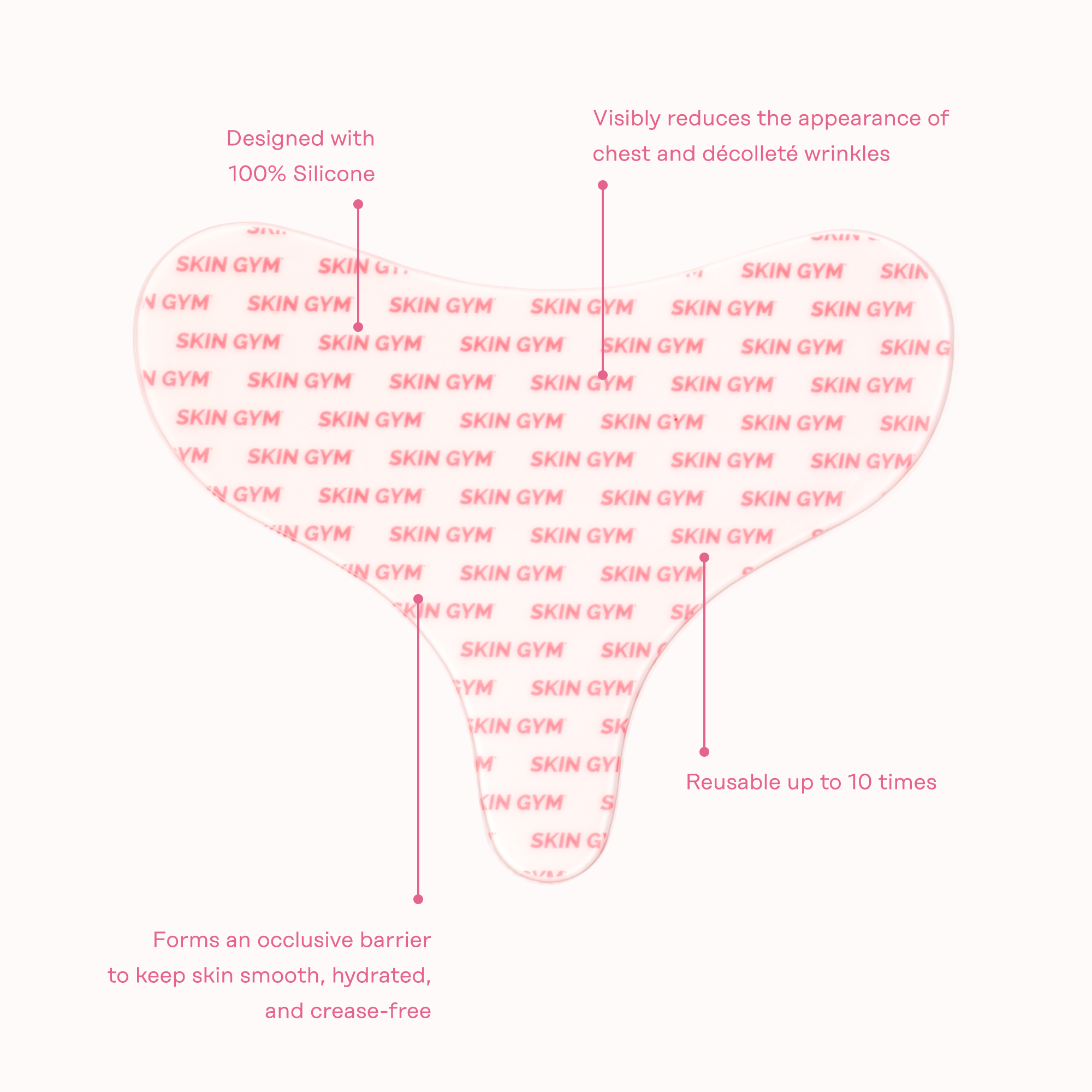 Reusable Décolleté Chest Wrinkle Patch®