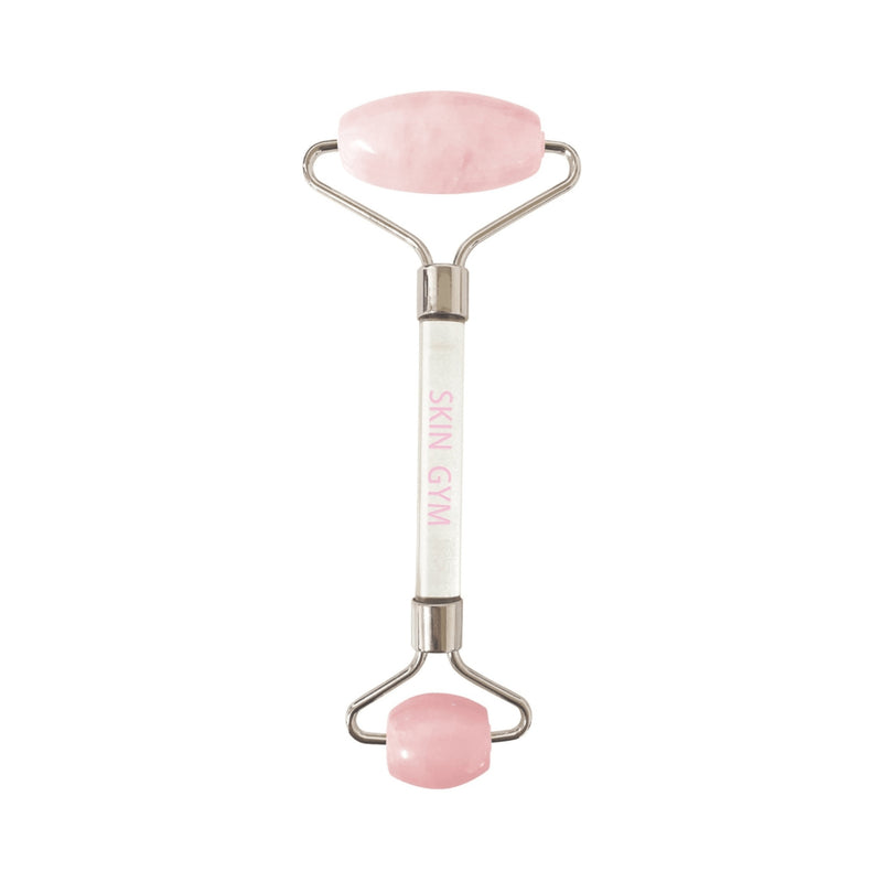 Rose Quartz Crystal Facial Roller - Skin Gym