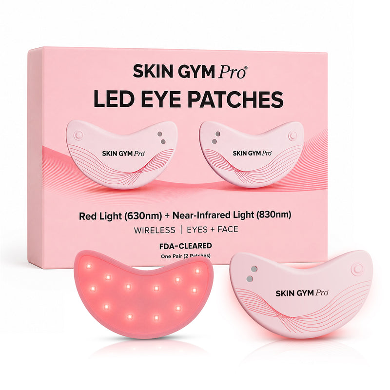 led red light eye patches