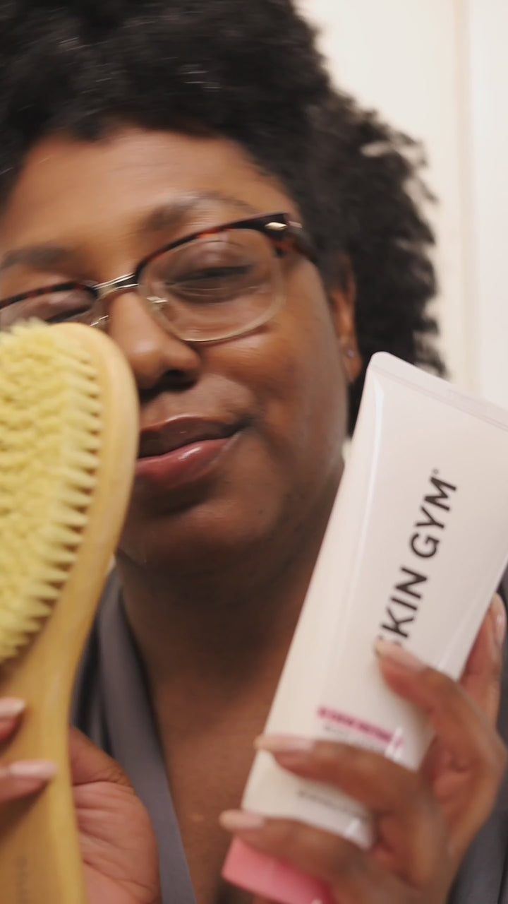 Skin Gym Dry Body Brush Video Application